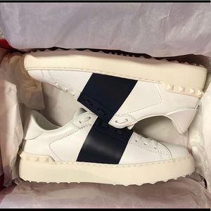 Valentino Garavani Open two-tone leather sneakers